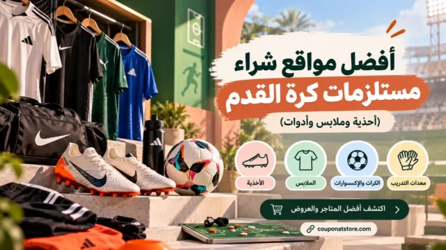 اقوي متاجر لشراء مستلزمات كرة القدم اون لاين